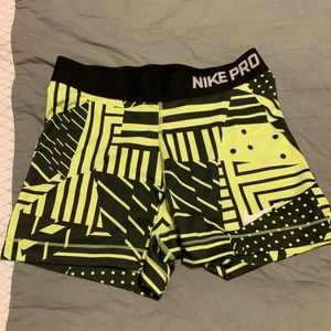 Lime Green Nike Pro